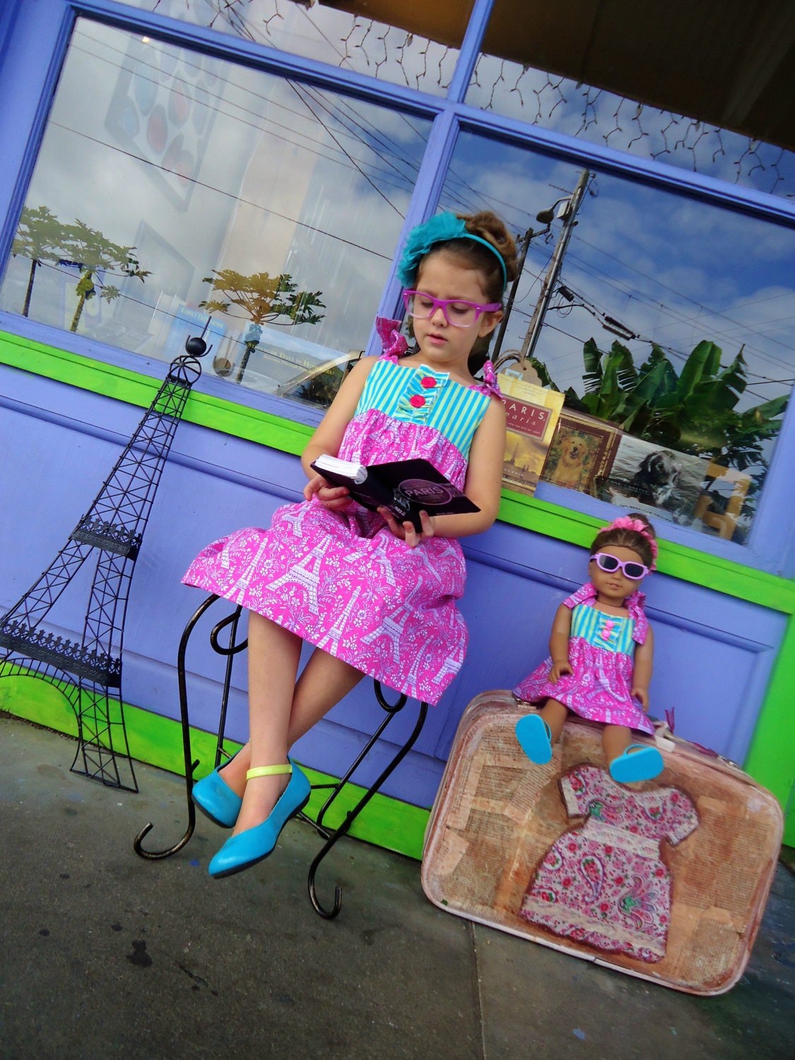 Girls Dress - Childrens Dress - Fancy Dress - Knot Dress
