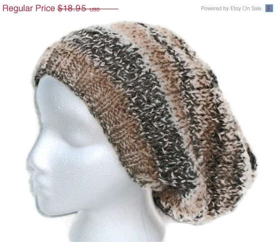 Hand Knit - Slouchy Hat - Fashion Accessory - Made to Order - You Choose the Yarn