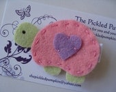 Tayla the Turtle Felt Clip