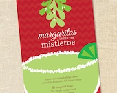 Sweet Wishes 20 Margaritas under the Mistletoe Christmas Cocktail Party Invitations - Custom Quantities (As Low as 1.19 Each) Il_170x135