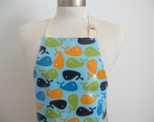 Kid apron AGE 2-5  / Laminated apron / Paint smock / Craft apron / Art smock / Full arpon / Children apron / Preschool apron / Garden apron