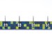 Coat Rack Handmade Paper Blue Green Modern Abstract Mosaic Tile Recycled Wood