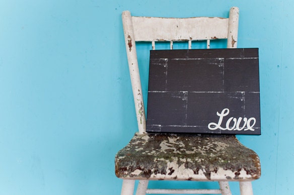 Patchwork Love 8x20 Gallery Wrap Canvas Art Print