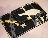 iphone 5 sleeve, iphone 5 case, Samsung Galaxy S3, iphone accessories, Cell Phone Case, Cell Phone sleeve in Damask and Bird