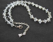 Star Light Star Bright........star cubes crystal qtz, sterling .... a necklace for that Special Star Tonight