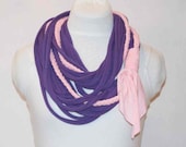 SALE purple jersey taffy scarf