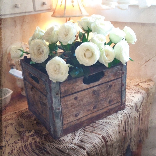 Nordic Wood and Zinc Vintage Crate