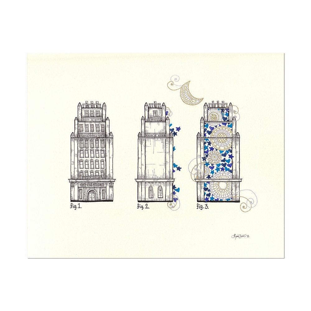 Moon Tower Print - 8x10