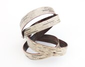 Birch bark wrap bracelet