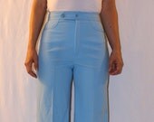 Vintage Jack Winter Brand Baby Blue High Waist Bell Bottom Pants Size 8 and 14 with original price tags