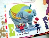 Whitman Circus Alphabet Book, Tell A Tale Childrens Book 1954, Images For A Circus Themed Nursery