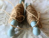 One Painted Jute wrapped Clothespin