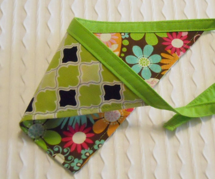Dog Bandana Custom Sizes XS to L in Retro designs Tie Style Dog Bandana