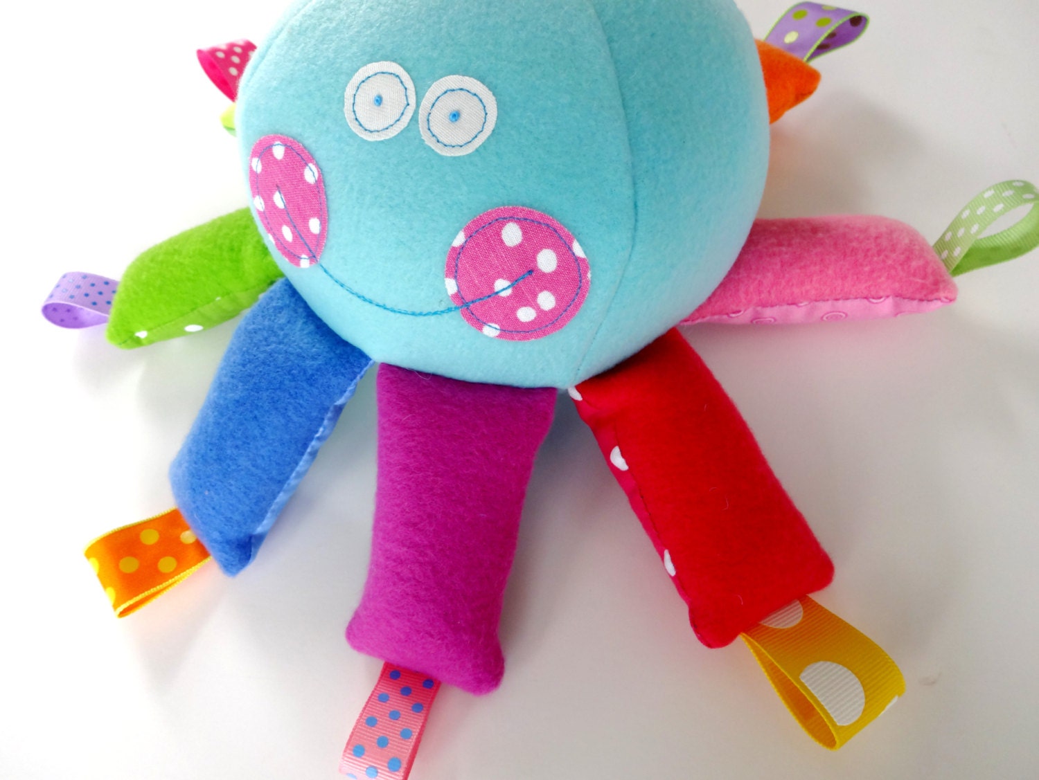 Octopus Softie Toy with Ribbons - PDF e-pattern