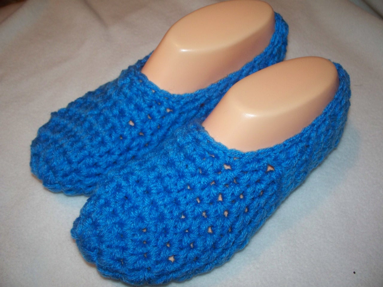 Crocheted Comfy Slippers Womens  Pamper your feet with a pair of slippers from Linda's Krafty Kreations