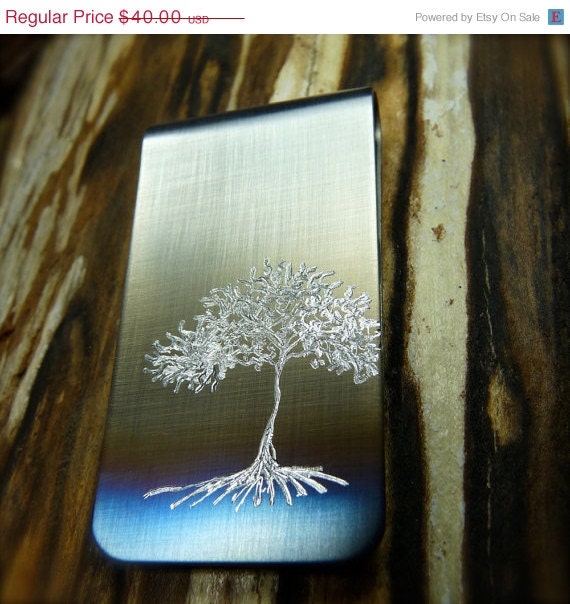 ON SALE TREE of Life. Cool Money Clip by The Rave N Iron