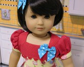 Springtime Robin - vintage style dress for American Girl doll