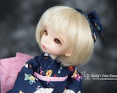 Kimono Girls on Blue Wa-Loli Kimono for Yo-SD, Soom Tiny and Fairyland LittleFee