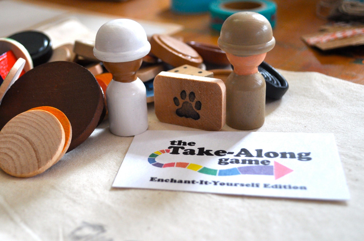 Game - African Photo Safari - Wooden Toy / Take Along Games