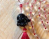 Hand Knotted 108 Bead Crystal Rock Quartz Mala