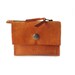 orange leather wallet pig Custom order for Amy Schilling from