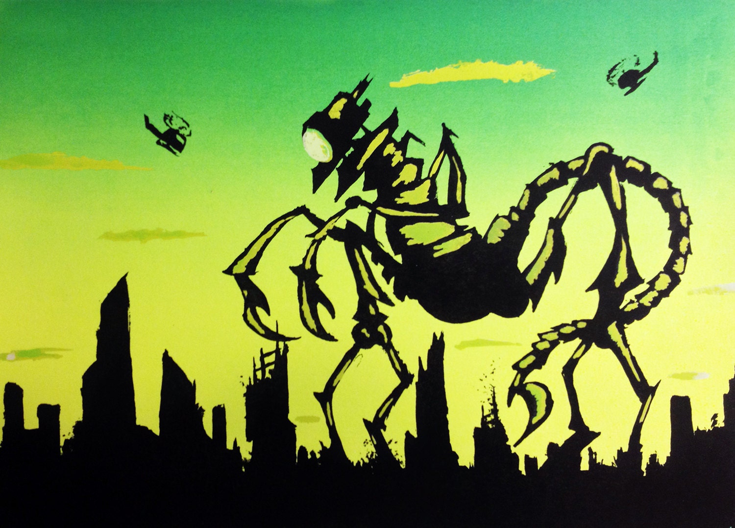 Limited Edition Screenprint - The Visitor