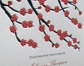 Cherry Blossom Wedding Invitations