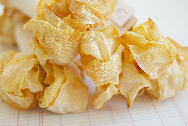Crinkled Ribbon-Caramel