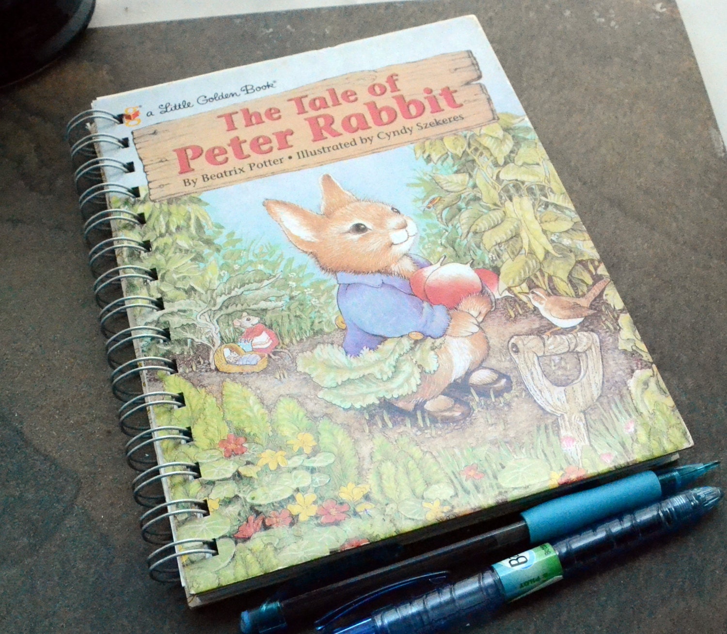 The Tale of Peter Rabbit - Recycled Handmade Journal