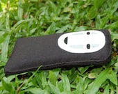 Spirted away iPhone 5 soft case fit with 4 4s 3 3gs black no face faceless hand paint