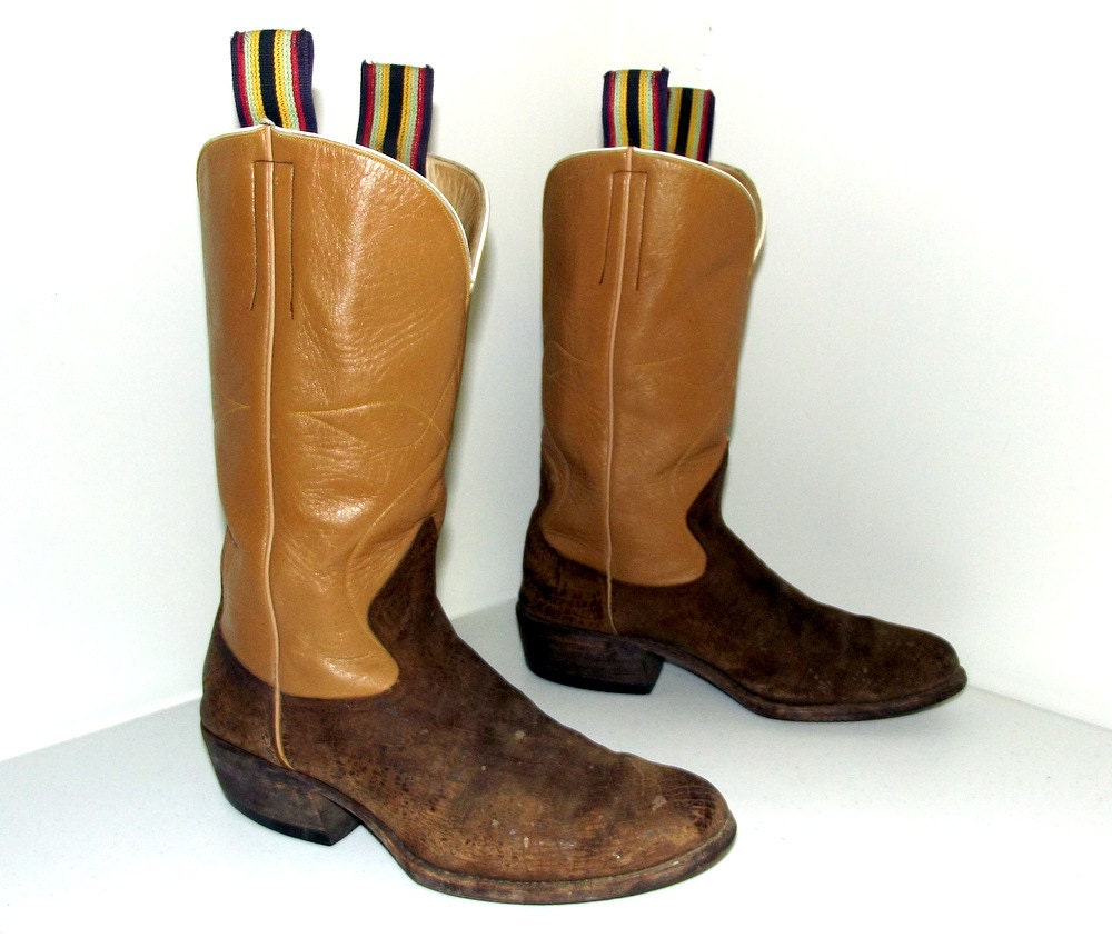 Vintage Griffith-Blucher Brand Handmade One Of A Kind  Cowboy Boots size 7 D or Cowgirl size 8.5