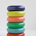 Custom Hand Painted Wooden Bangle - Choose your color and design - 29 color options