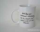 breaking dawn hand painted mug