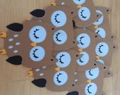 12 Owl Cupcake Toppers (sold as is)
