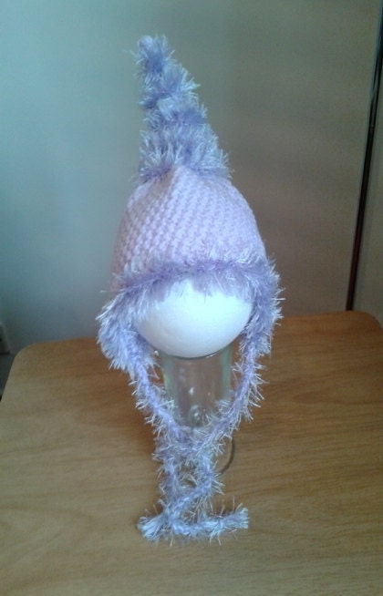 Little lilac---------Baby Fluffy Pixie Hat