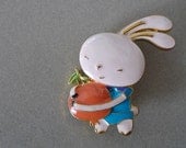 Easter Bunny ENAMEL PIN