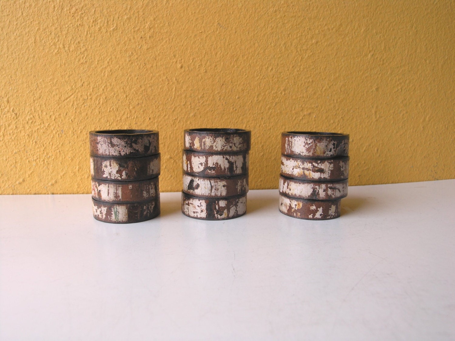 Individual Napkin Rings, Kitchen Decor, Industrial Decor
