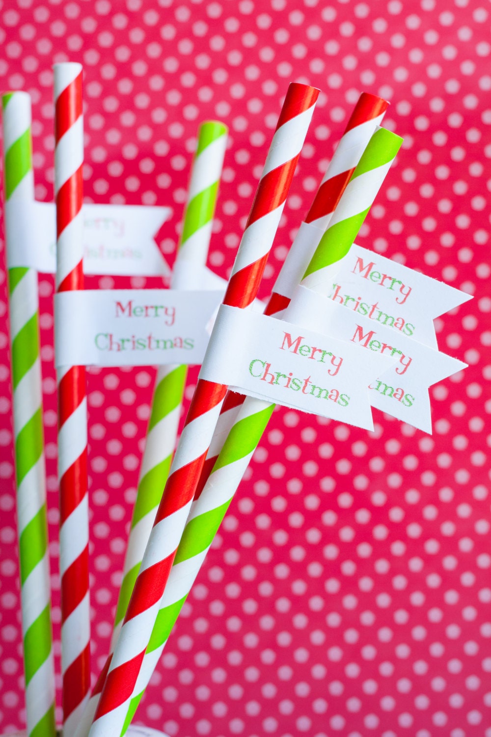 12 Custom Flag with Paper Straws Il_170x135