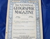 1910 August National Geographic Magazine For sale in Nice condition