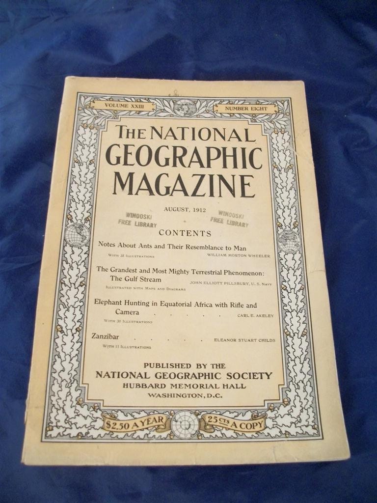 1912 August National Geographic Magazine
