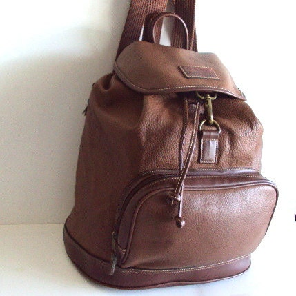 Vintage Leather RUCKSACK School Back Pack