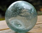 Glass Fishing Float Collectible, Miniature Milky Way, Nautical Decor, Antique, Ocean Decor, Maritime, Coastal Decor, Beach Cottage Decor