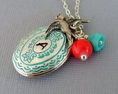 Personalized Silver Locket Necklace