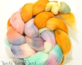 Portuguese Merino wool, combed top, wool roving, spinning, felting - 4 oz - MAINLAND