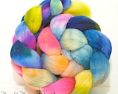 Portuguese Merino wool, combed top, wool roving, spinning, felting - 4.1 - DRIP DROP