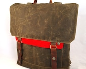 Cardinal Waxed Canvas Backpack
