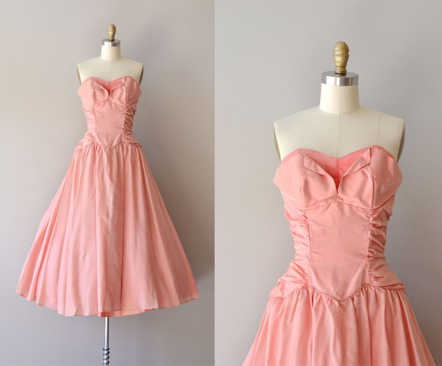 1950s dress / vintage 50s dress / Saint Germain dress