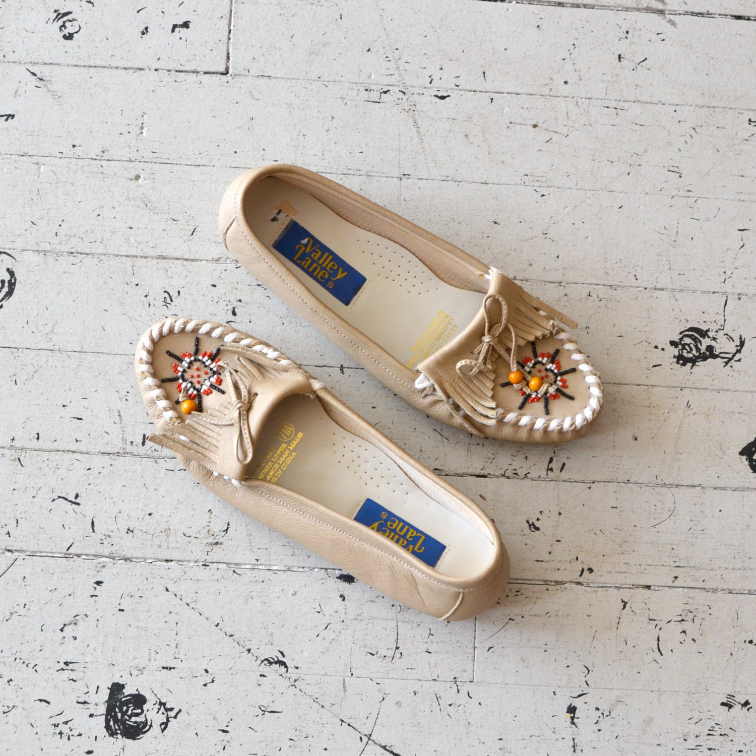 moccasin shoes / leather moccasins / Go West mocs