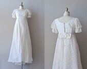 1960s wedding dress / 60s wedding gown / Bon Ton wedding gown