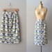 southwest denim skirt / colored denim skirt / Coconino skirt